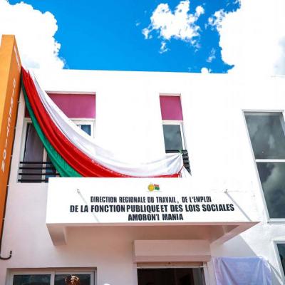 Inauguration du bureau régional du  Ministère du Travail, de l’Emploi, de la Fonction publique et des Lois sociales d’Amoron’i  Mania.